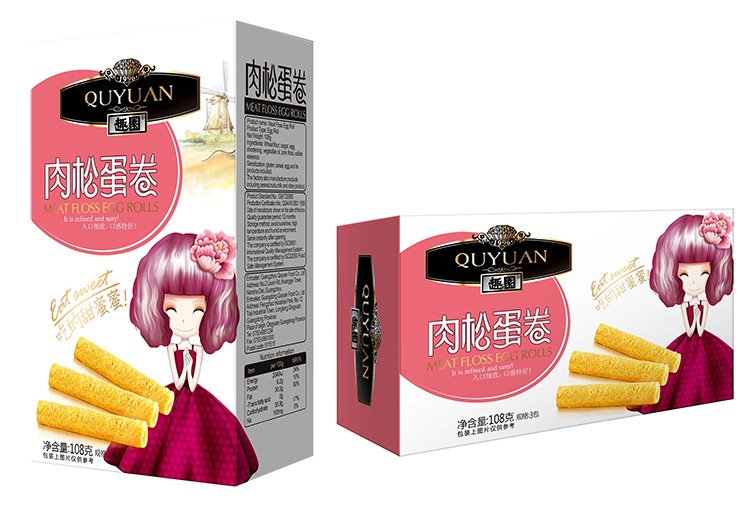 趣園手工蛋卷肉鬆味
