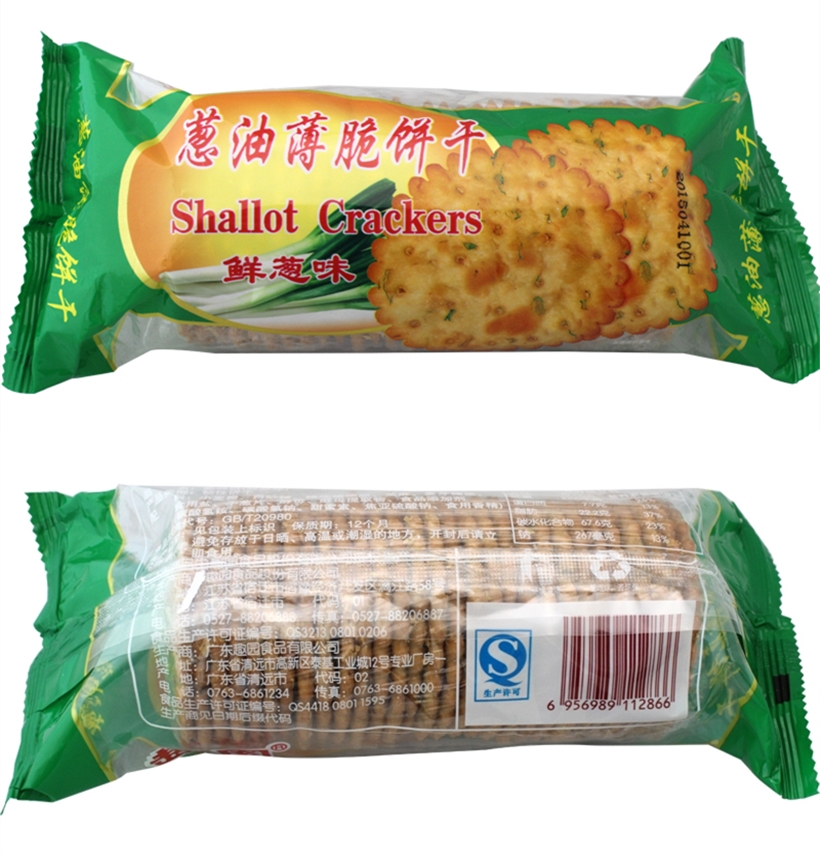 趣園甜薄脆餅乾香蔥味