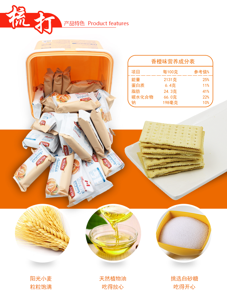 趣園食品蘇打夾心餅乾