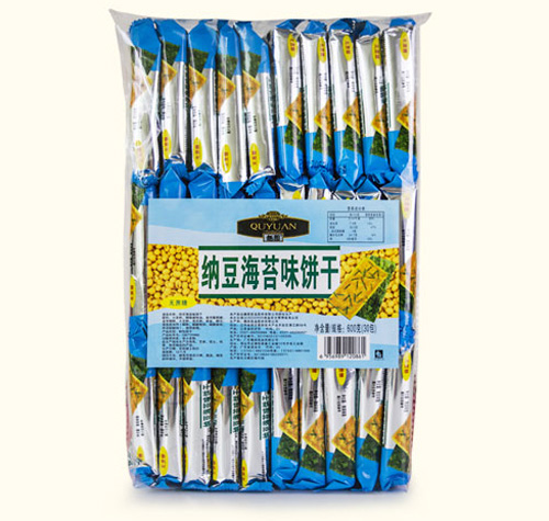 趣園納豆海苔野菜味餅乾