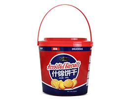年貨禮盒裝趣園500克什錦餅乾批發(fā)