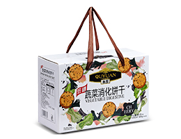 趣園低糖蔬菜消化餅乾800g休閒餅乾超值家庭裝