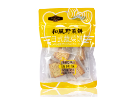 趣園80g日式燒烤味蔬菜餅乾